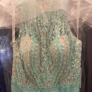 Elegant Beaded Prom Dress